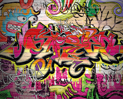 Origin Murals City Graffiti Wall Multi 300cm X 240cm