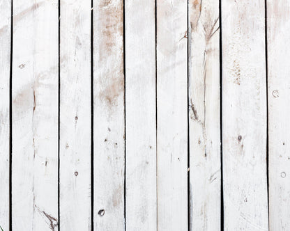 Origin Murals Vintage Wood Effect White 300cm X 240cm - Hot Tub Shop
