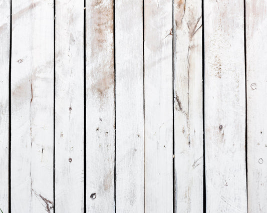 Origin Murals Vintage Wood Effect White 300cm X 240cm - Hot Tub Shop