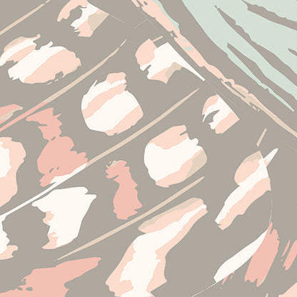 Origin Murals Butterfly Wings Grey Blush Pink 300cm X 240cm