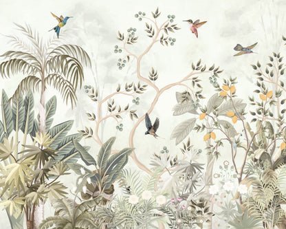 Origin Murals Lemon Tree Forest Natural Sage 300cm X 240cm