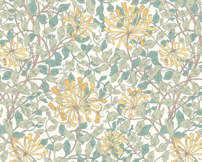 Origin Murals Honeysuckle Seafoam 300cm X 240cm