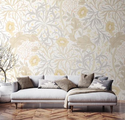 Origin Murals Trailing Seaweed Garden Chalk And Stone 300cm X 240cm