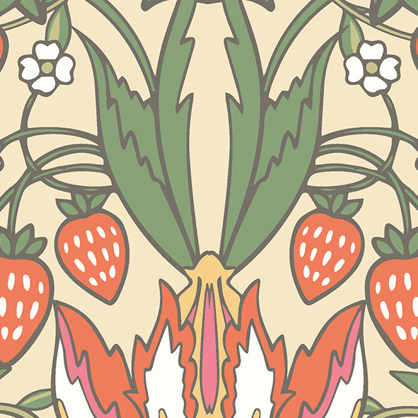 Origin Murals Birds Fruit And Foliage Gold And Olive 300cm X 240cm