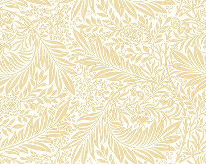 Origin Murals Trailing Ferns Soft Gold 350cm X 280cm - Hot Tub Shop