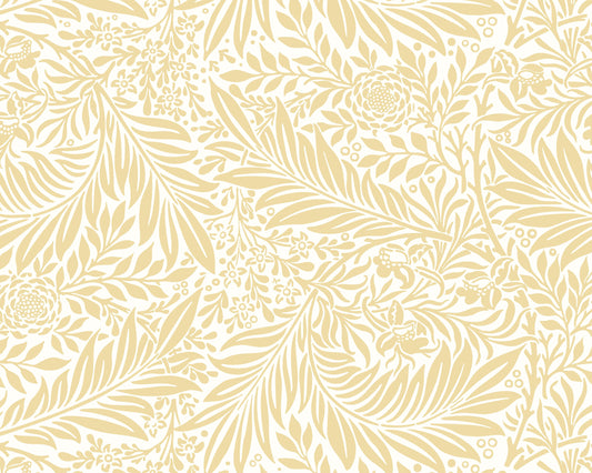 Origin Murals Trailing Ferns Soft Gold 300cm X 240cm