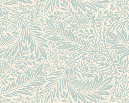 Origin Murals Trailing Ferns Duck Egg 350cm X 280cm