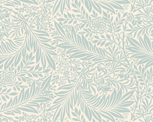 Origin Murals Trailing Ferns Duck Egg 350cm X 280cm