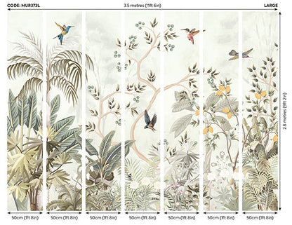 Origin Murals Lemon Tree Forest Natural Sage 350cm X 280cm