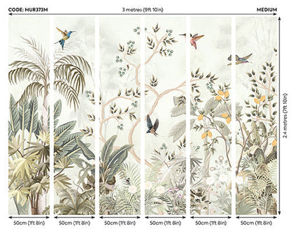 Origin Murals Lemon Tree Forest Natural Sage 300cm X 240cm