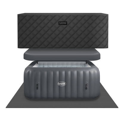 Pacific | 4/6-Person Inflatable Hot Tub | Integrated Heater | UKCA