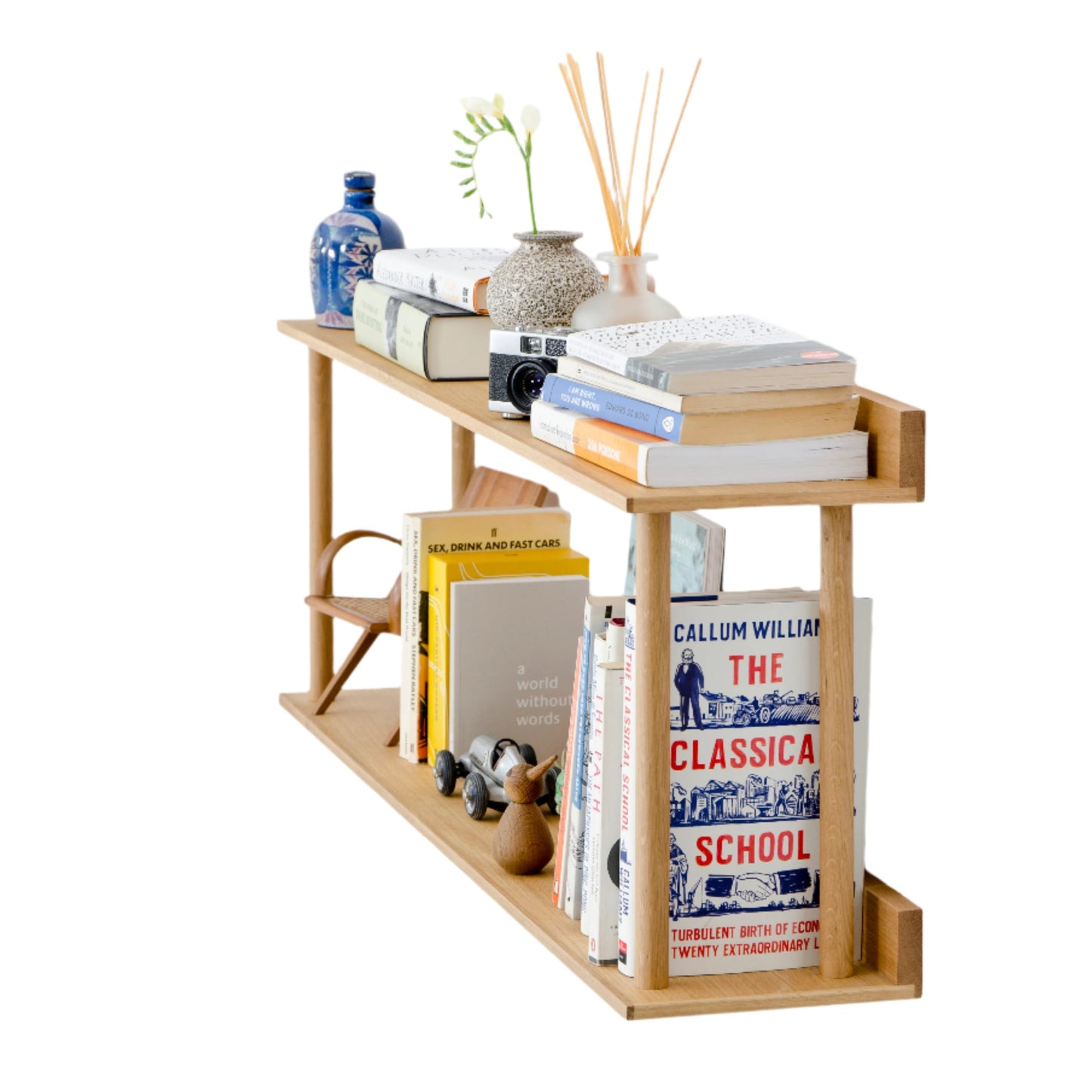 Wireworks Wall Shelf Platform 2 Oak