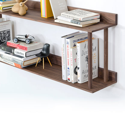 Wireworks Wall Shelf Platform 2 Walnut