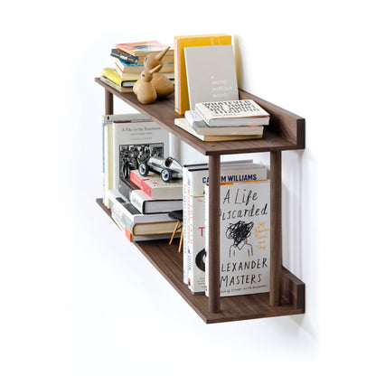 Wireworks Wall Shelf Platform 2 Walnut
