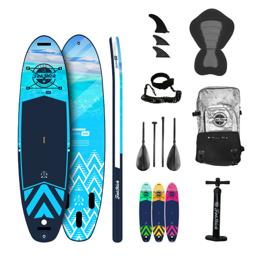 Pure Art 10'6 Inflatable Stand Up Paddle Board SUP Package | With SEAT - Hot Tub Shop