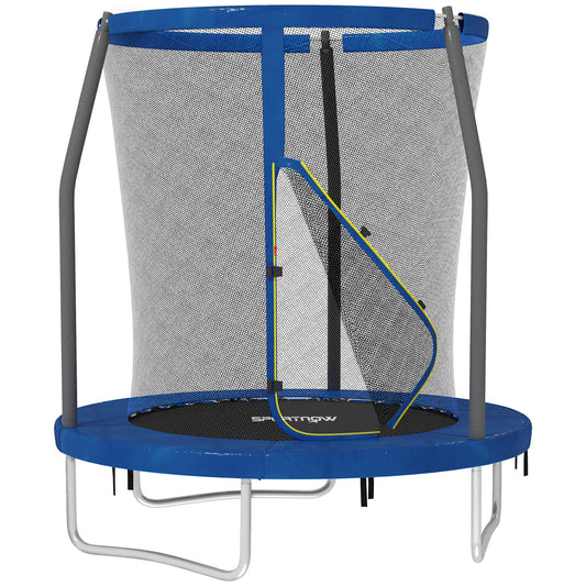 SPORTNOW 6ft Outdoor Trampoline with Safety Enclosure Net