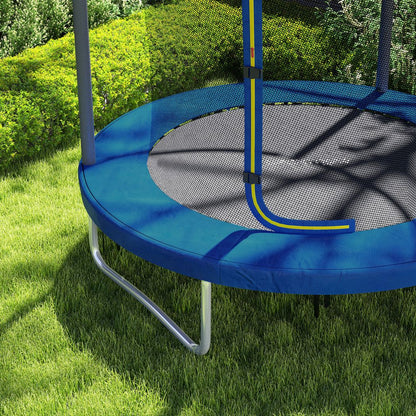 SPORTNOW 6ft Outdoor Trampoline with Safety Enclosure Net