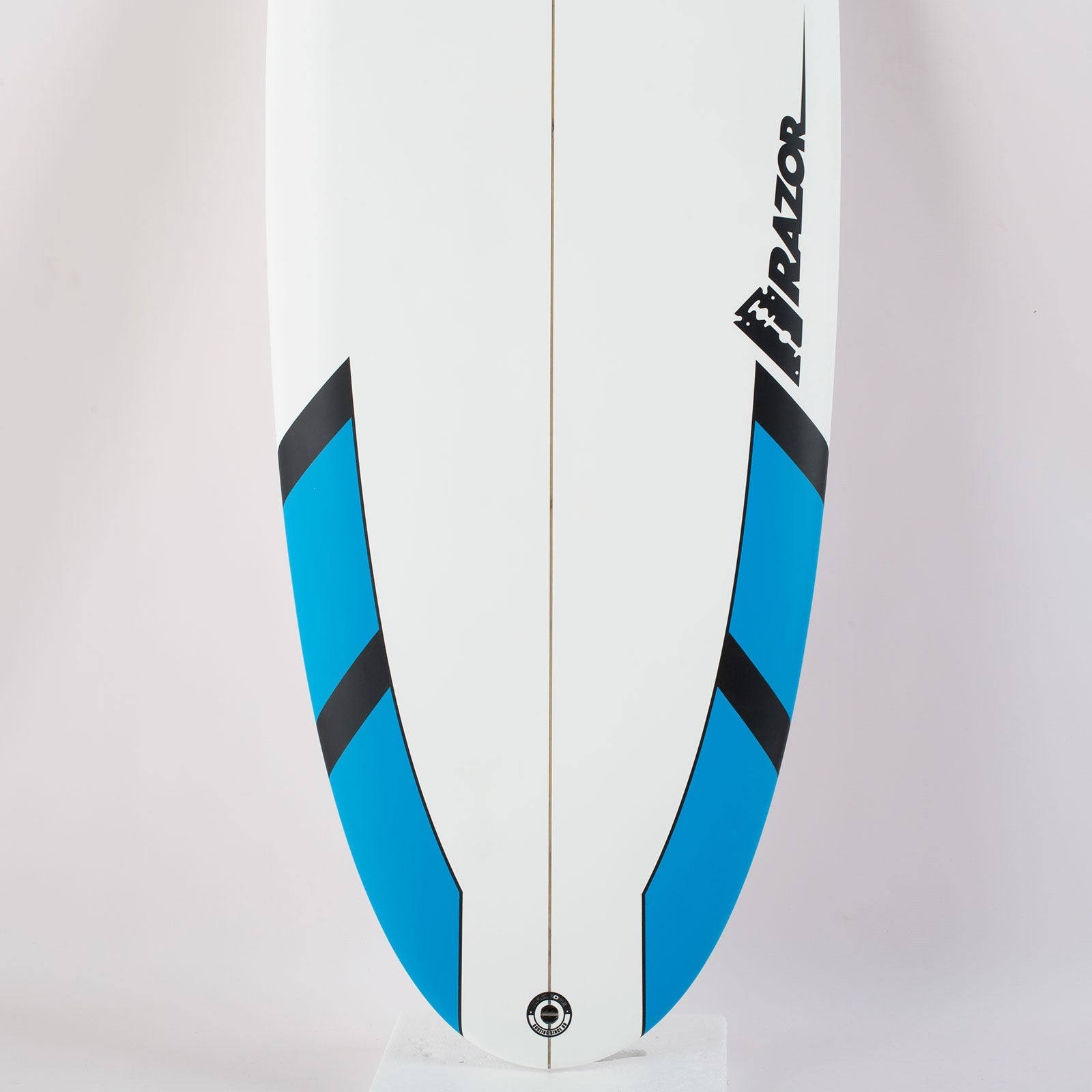 9ft Razor Round Tail Longboard Surfboard Package - Includes Bag, Leash, Fins, Wax - Hot Tub Shop