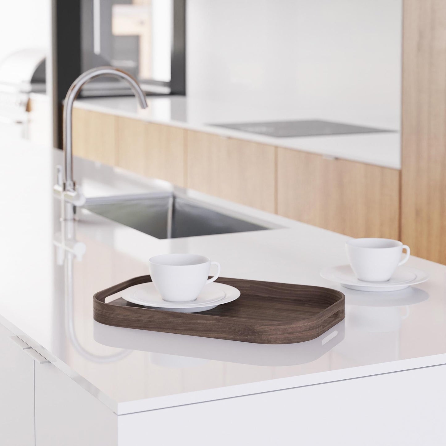 Wireworks Bellhop Tray 402 Walnut