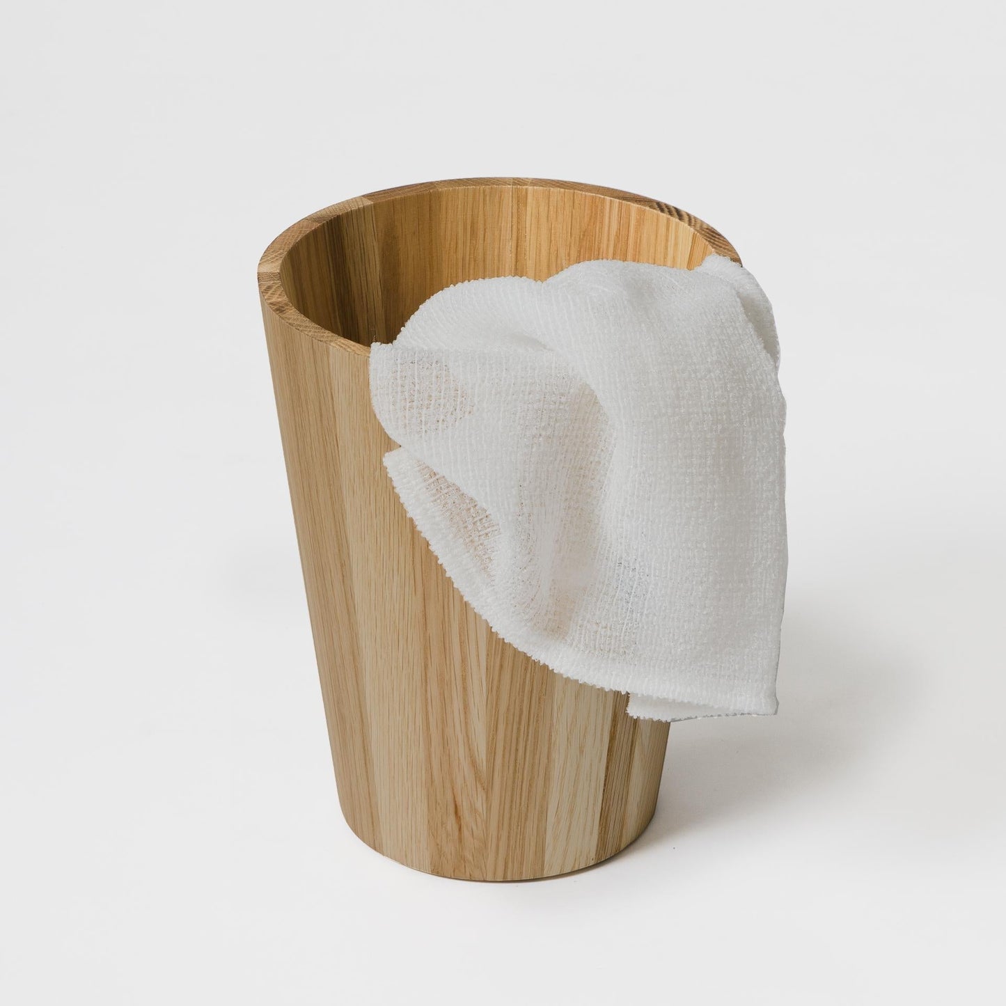 Wireworks Round Bin Mezza Oak