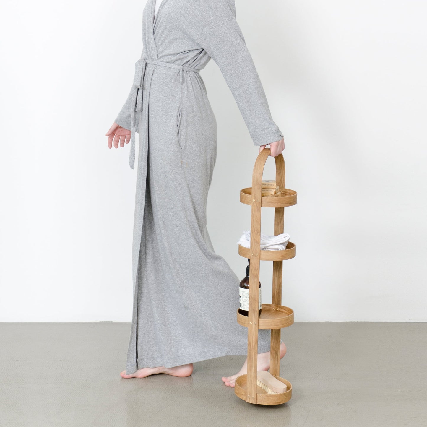 Wireworks Mezza Caddy 4 Tray Oak