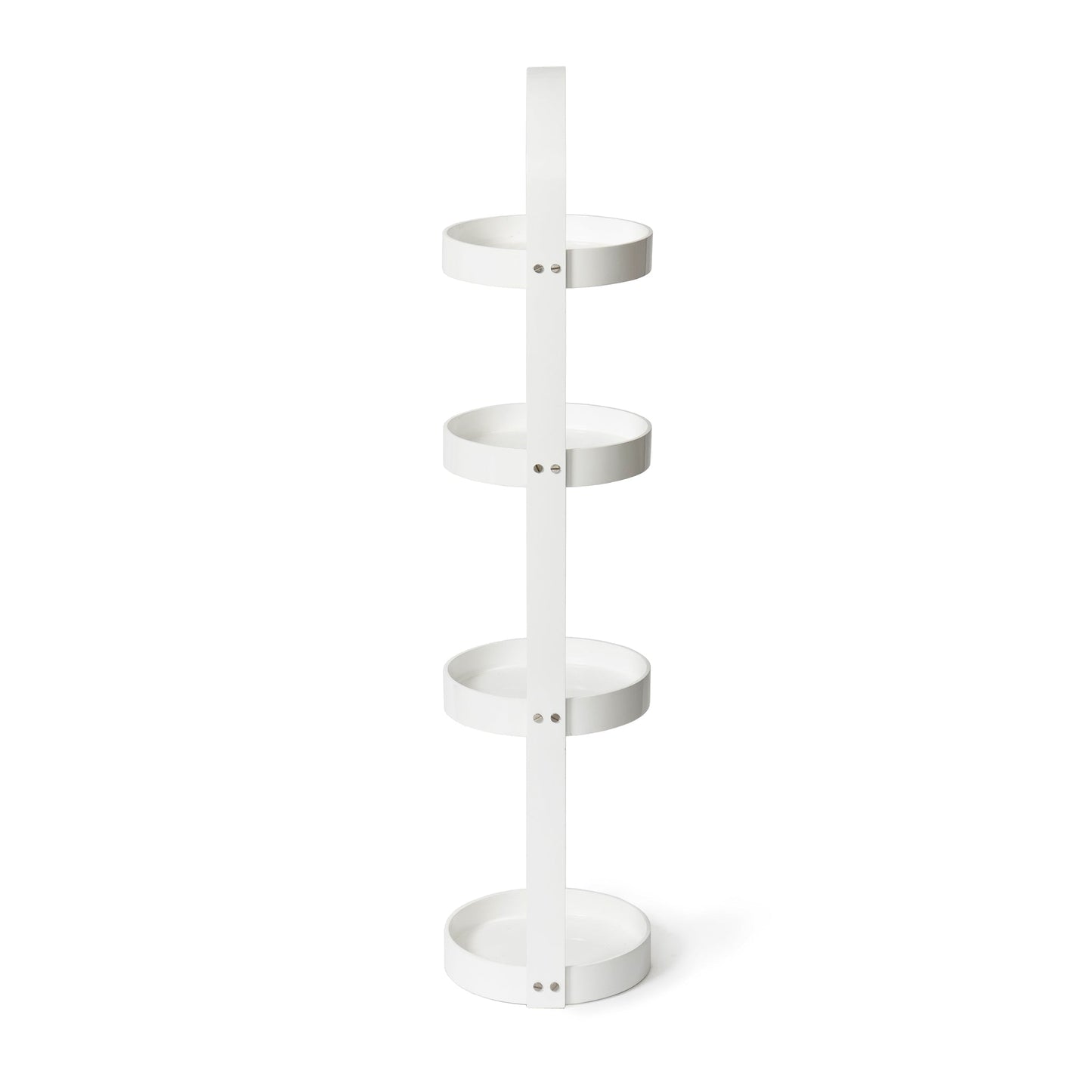 Wireworks Round Caddy 4 Tray White