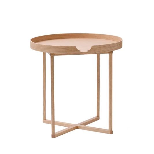 Wireworks Side Table Damien Oak