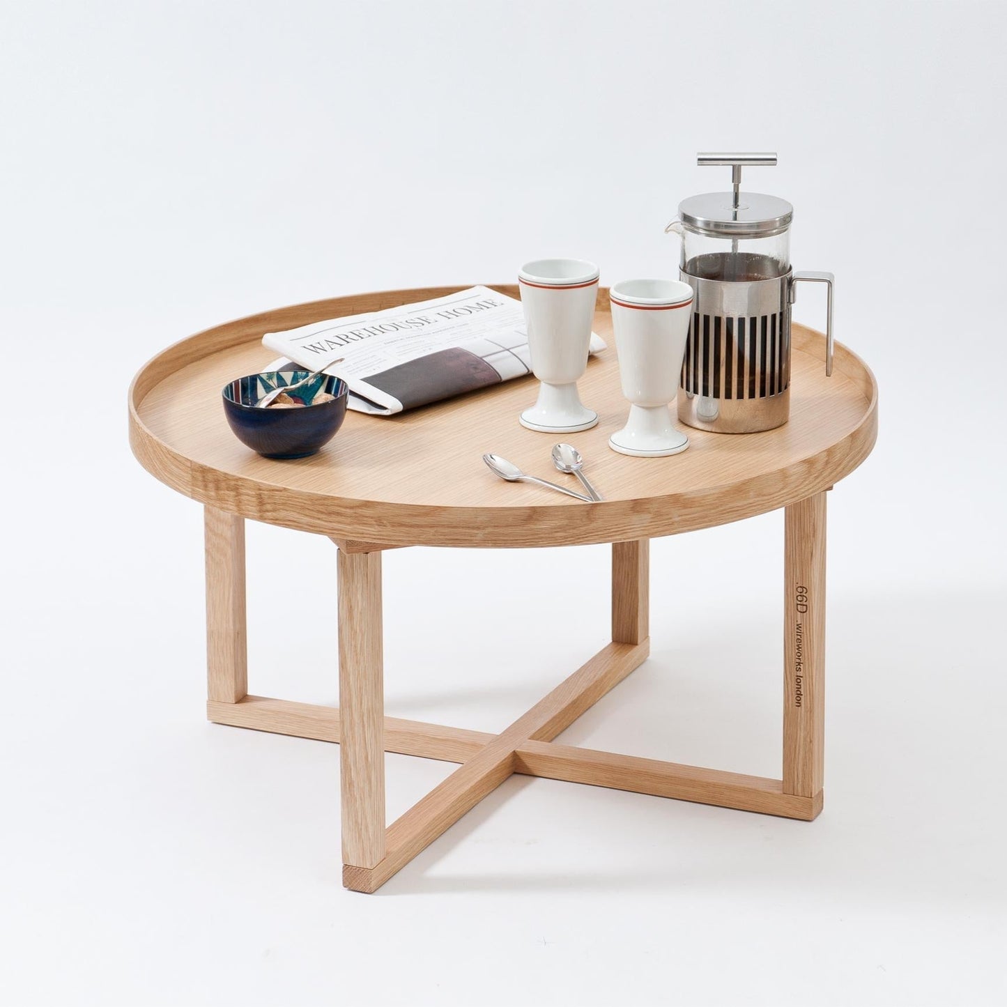 Wireworks Round Table 66 D Oak
