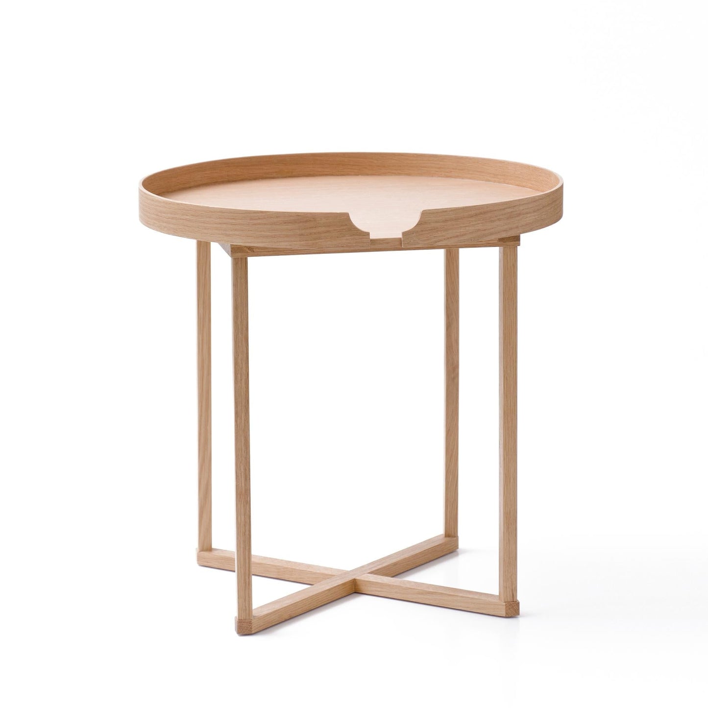 Wireworks Side Table Damien Oak