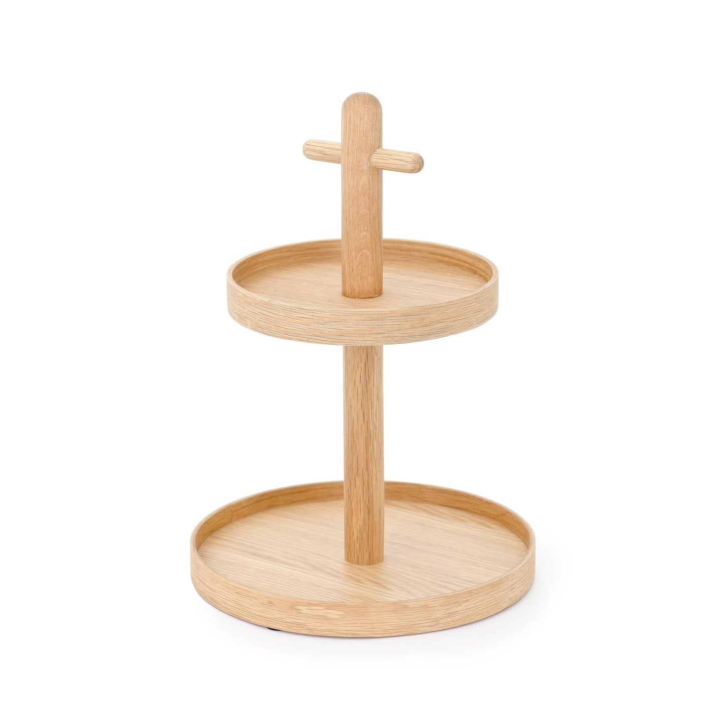 Wireworks Two Tier Fruit Stand Oak