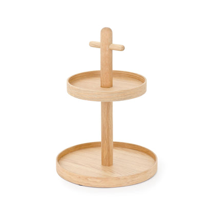 Wireworks Two Tier Fruit Stand Oak