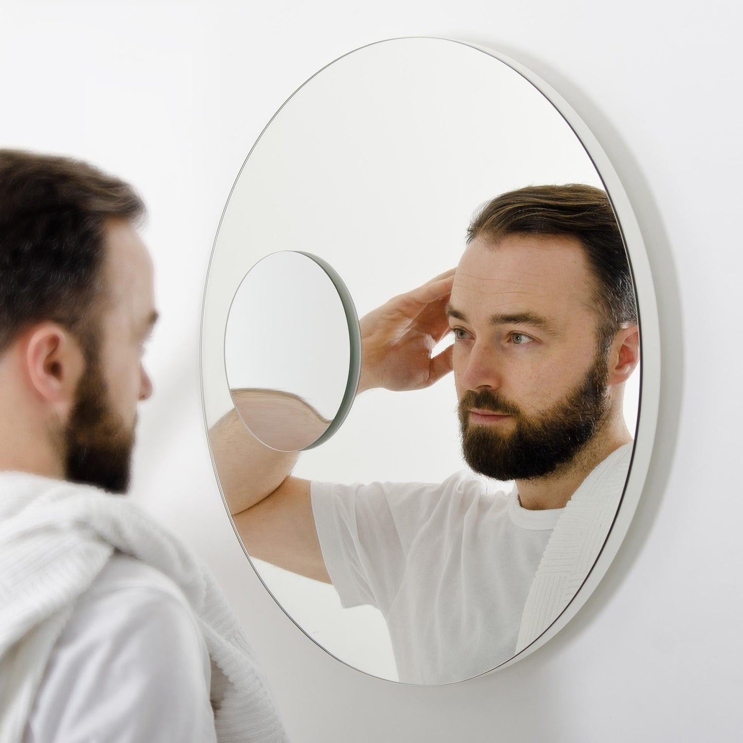 Wireworks Wall Mirror Neutrino White