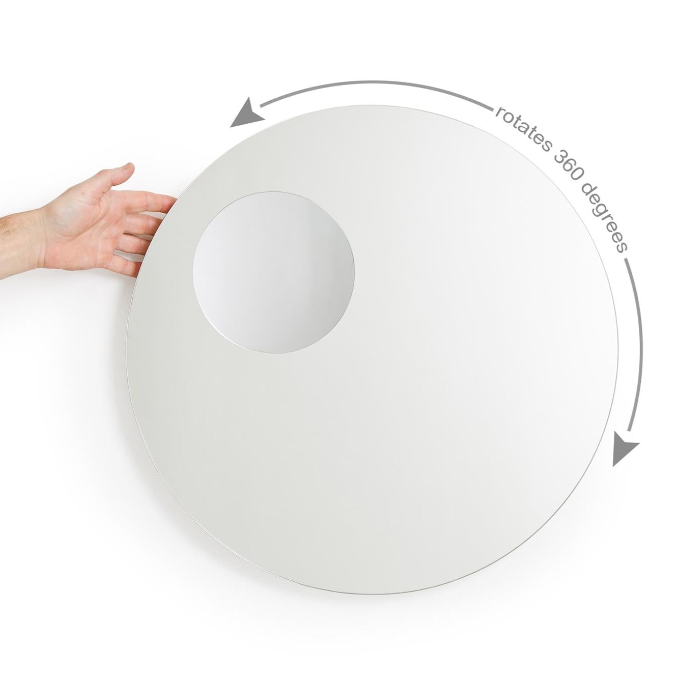 Wireworks Wall Mirror Neutrino White