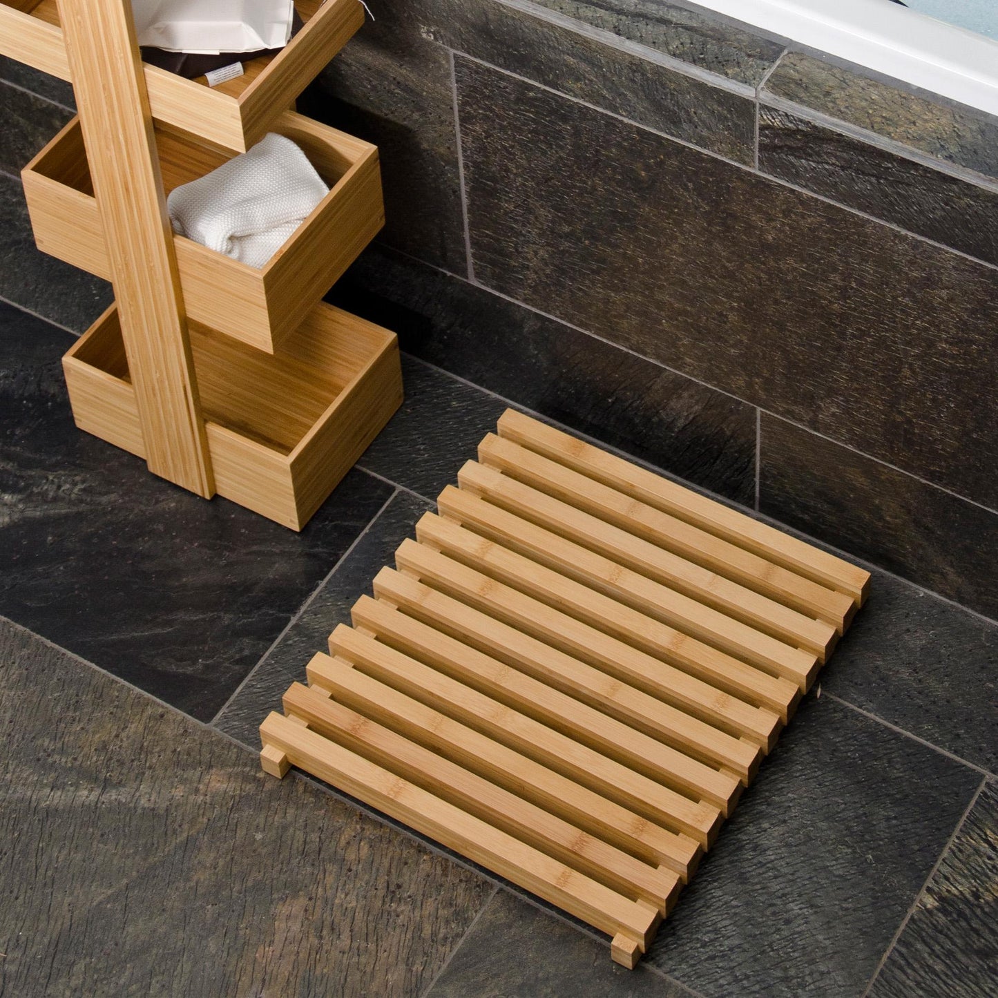Wireworks Shower Mat Bamboo