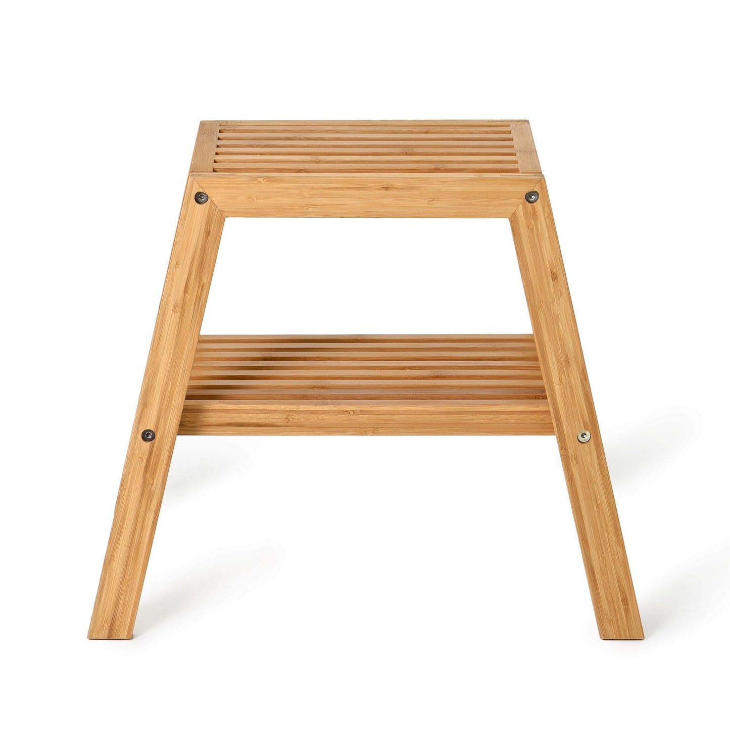 Wireworks Slatted Stool Bamboo