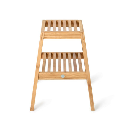 Wireworks Slatted Stool Bamboo