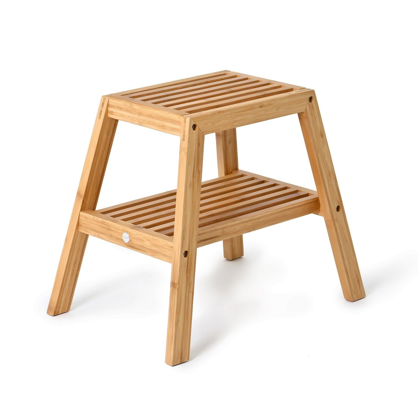 Wireworks Slatted Stool Bamboo