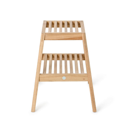 Wireworks Slatted Stool Oak