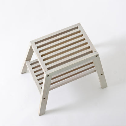 Wireworks Slatted Stool Oyster