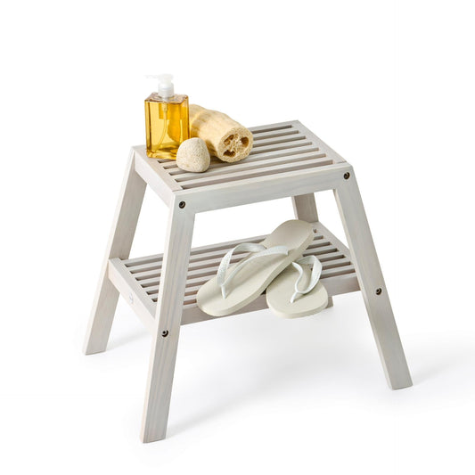 Wireworks Slatted Stool Oyster