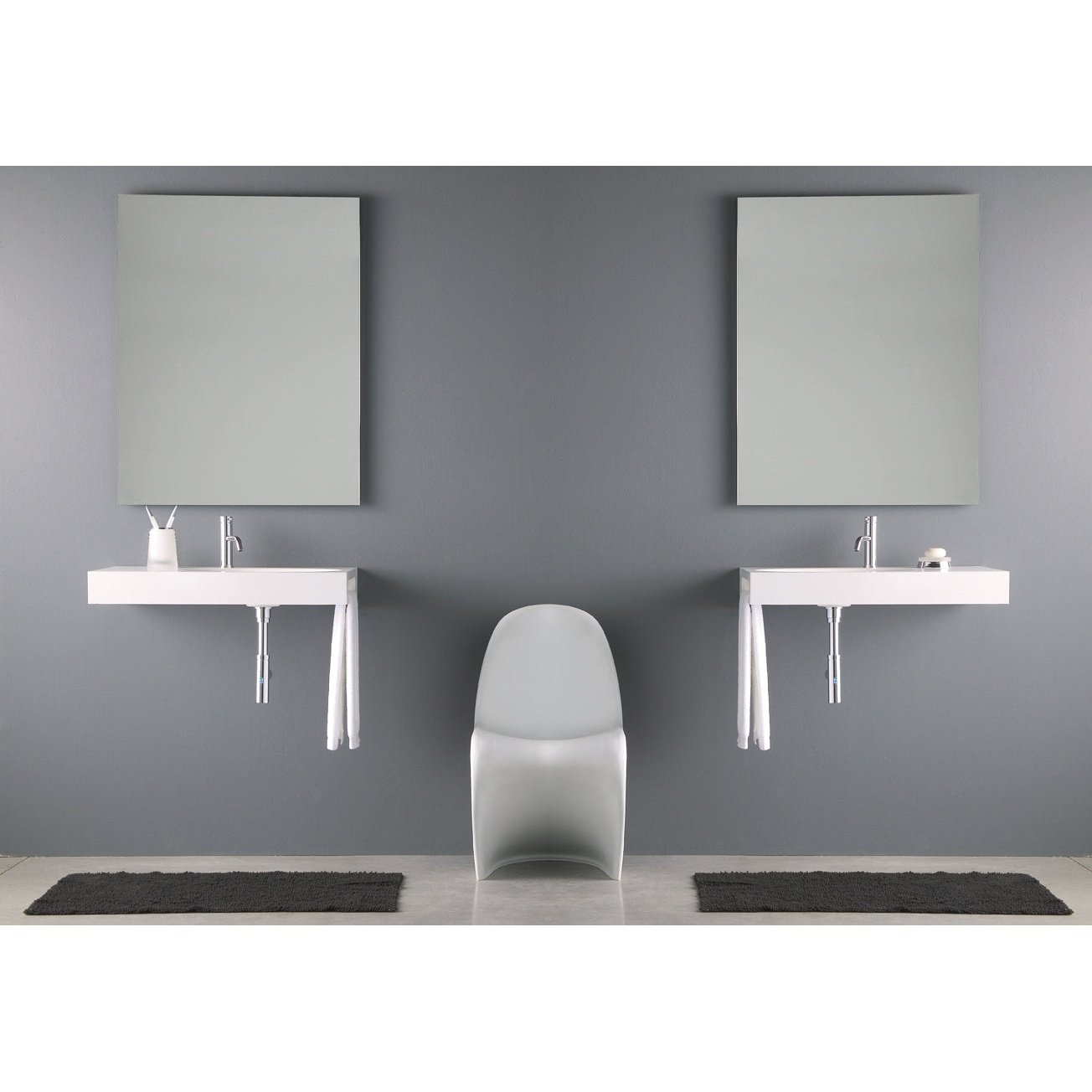 Origins Living Slim Rectangular Mirror 40 40x100cm - Hot Tub Shop