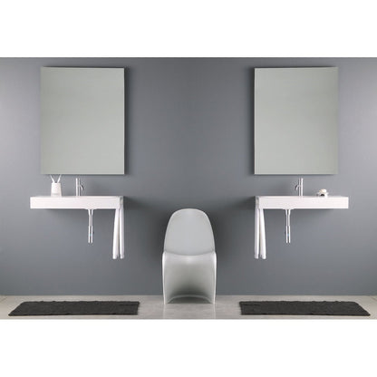 Origins Living Slim Rectangular Mirror 40 40x100cm - Hot Tub Shop