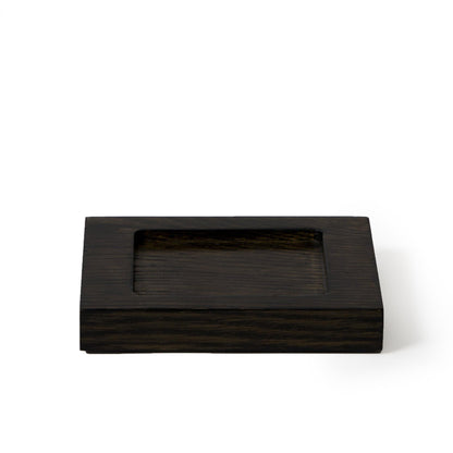 Wireworks Mezza Soap Dish Dark Oak