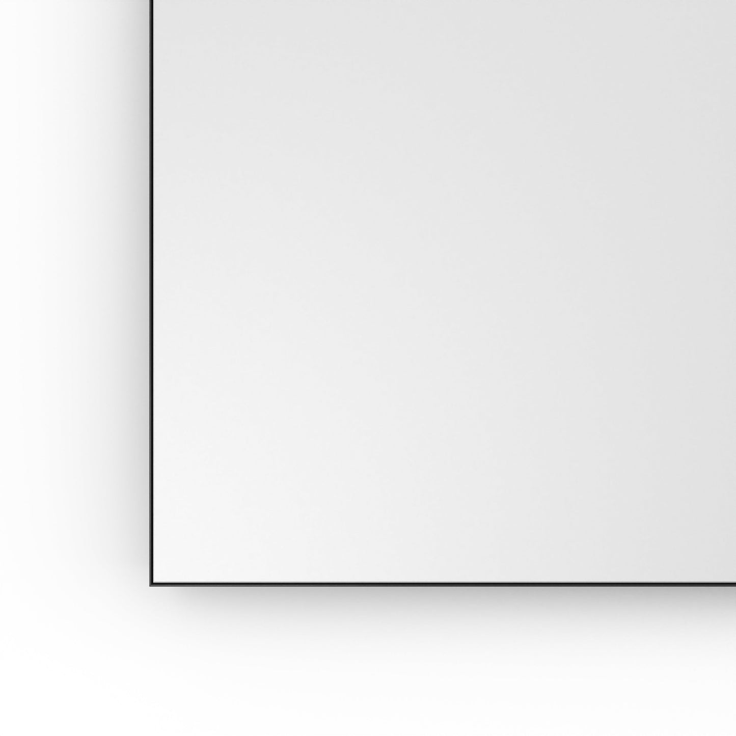 Origins Living Tate Rectangular Mirror 120x70cm Matt Black