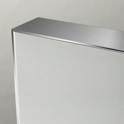 Origins Living Tate Rectangular Mirror 60x80cm Polished Aluminium - Hot Tub Shop