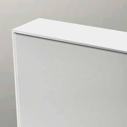 Origins Living Tate Rectangular Mirror 70x90cm Matt White - Hot Tub Shop