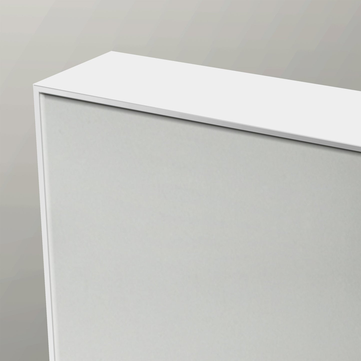 Origins Living Tate Rectangular Mirror 140x70cm Matt White - Hot Tub Shop