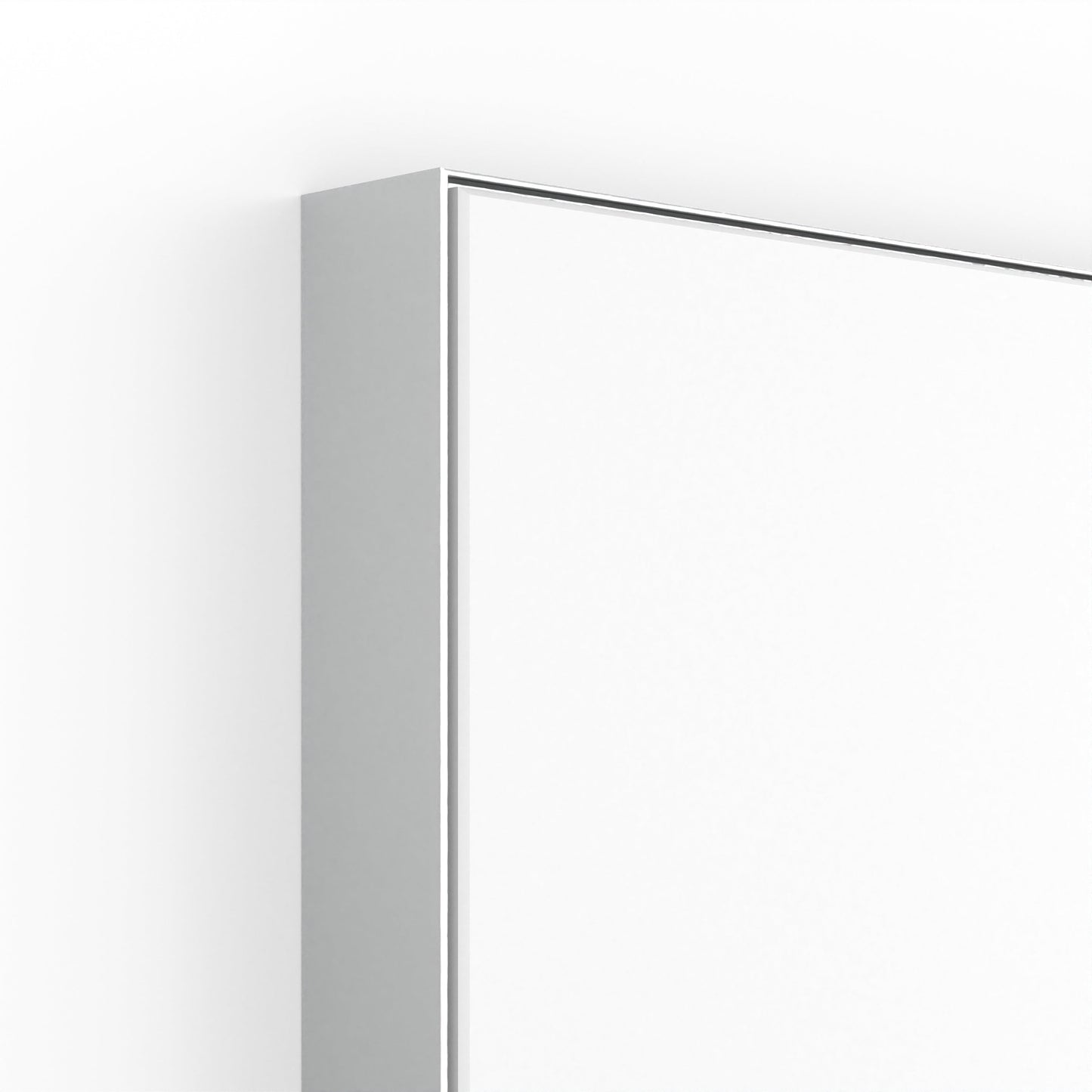 Origins Living Tate Rectangular Mirror 140x70cm Polished Aluminium