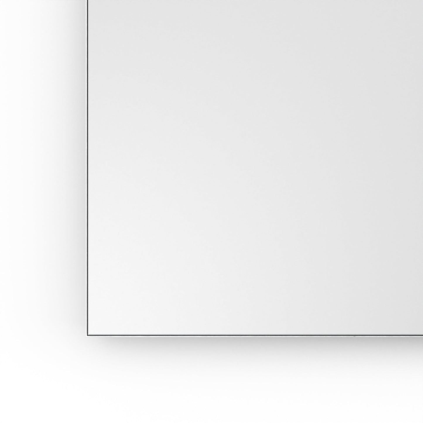 Origins Living Tate Rectangular Mirror 70x90cm Polished Aluminium - Hot Tub Shop