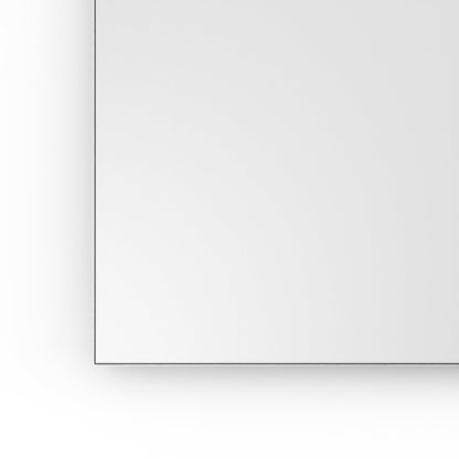 Origins Living Tate Rectangular Mirror 70x90cm Polished Aluminium - Hot Tub Shop